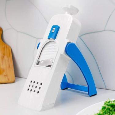 Imagem de Cortador Fatiador Mandoline Para Legumes, Verduras E Frutas – 30 Tipos De Corte cinza