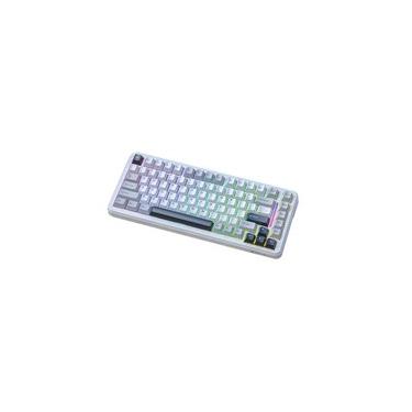 Imagem de Teclado Magnético Gamer Attack Shark X82 HE, 75%, Rapid Trigger, 8000Hz, 0.01ms, Starlight White, Branco - AS-X82HE-SL