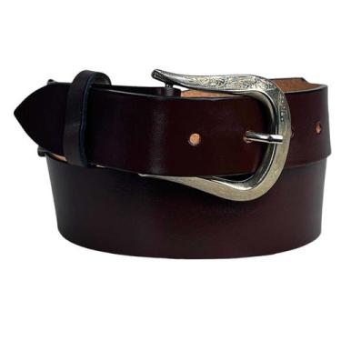 Imagem de Cinto Liso Masculino 234 Preto e Marrom -  Paul Western, Marrom, 120