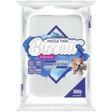 Imagem de Massa de Porcelana Fria Biscuit 500g Natural - Polycol