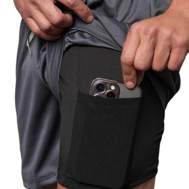 Imagem de Short Dry Fit Masculino com Bolso Oculto Academia Treino Corrida - Ewg