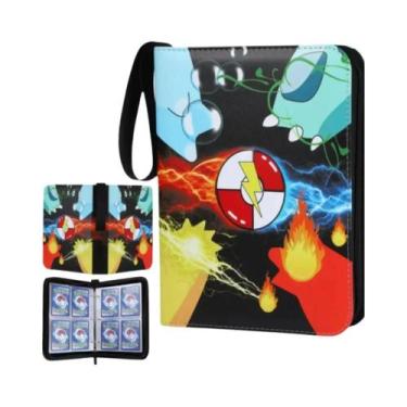 Imagem de Álbum Para Cartas Pokémon Infantil Com Capacidade Para 400 Cartas - Li