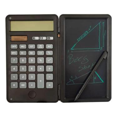 Imagem de Calculadora com bloco de notas digital integrado - bazar do saara