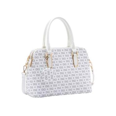 Imagem de Bolsa Feminina Chenson CG85080 Original Elegance Luxo Mão Cor: Off Whi