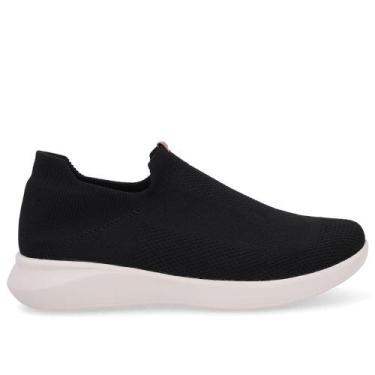Imagem de Tenis usaflex casual tricot ref ud03005 feminino, 37, Preto