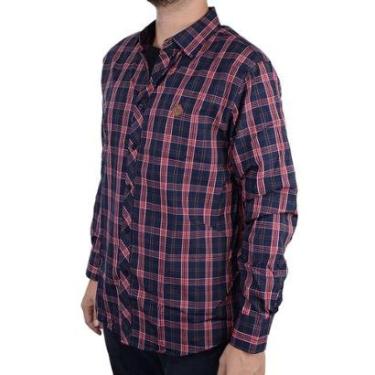 Imagem de Camisa Masculina Red Nose ML  Xadrez Vermelha - 9570061-Masculino