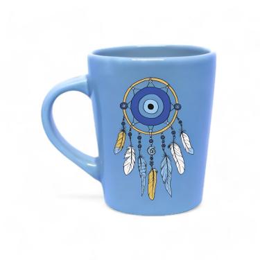 Imagem de Caneca De Porcelana Azul 270ml - Filtro Dos Sonhos