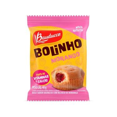Imagem de Bolinho Recheado Baunilha e Morango Bauducco - Duplo 40g