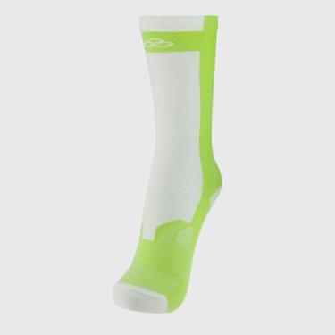 Imagem de Meia Olympikus Performance BPC Cano Médio Verde e Branca, 39-44