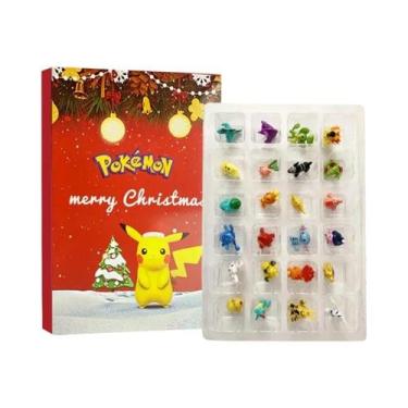 Imagem de Calendário Do Advento Pokémon Pikachu Com Figuras De Ação, Conjunto De