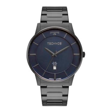 Imagem de Relógio Technos Masculino Ref: Gm10yz/1a Slim Grafite