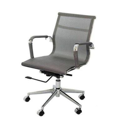 Imagem de Cadeira Diretor Giratória Tela Eames Cinza