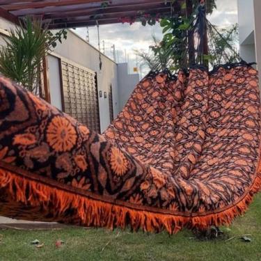 Imagem de Rede De Dormir Descanso Casal e Solteiro Indiana Gigante Toda Reforçad