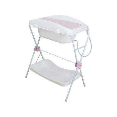 Imagem de Banheira de Bebê com Suporte Kidoo Shower - Rosa 30L, Rosa, Shower