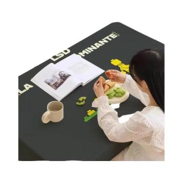 Imagem de Toalha De Mesa De Poliéster À Prova D'água E À Prova De Óleo, Estampa 