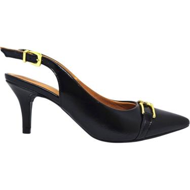 Imagem de Sapato Scarpin Feminino Casual Social Dia a Dia Passeio Trabalho Salto Médio Conforto Vizzano 1185.1152