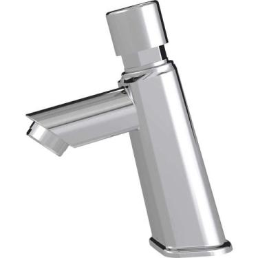 Imagem de Torneira Fixa de Bancada Para Banheiro, Cromada, Automática, 23485 Del