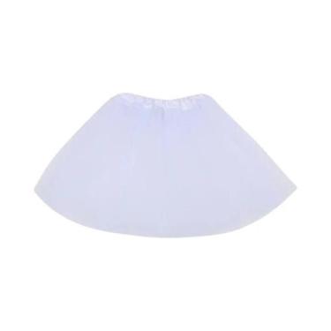 Imagem de Saia Tutu De Balé Em Tule De 3 Camadas Para Meninas, Elástica, Para Fe
