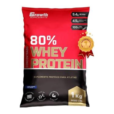 Imagem de Whey Protein 1kg Growth Original com Nfe-Unissex