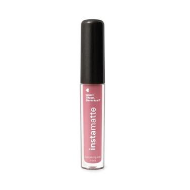 Imagem de Batom Líquido Instamatte Quem Disse Berenice 4ml - Maquiagem , Rosa Ro