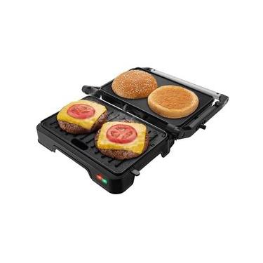 Imagem de Grill Mondial Master Press Duo PG-01-180 Antiaderente Abertura 180 Preto Inox 1000W 110V