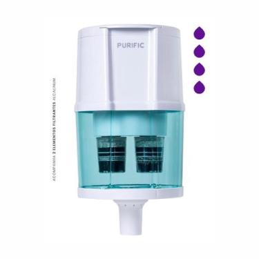 Imagem de Purific Alcalinum 20 Litros para Bebedouro  Água Alcalina, Verde