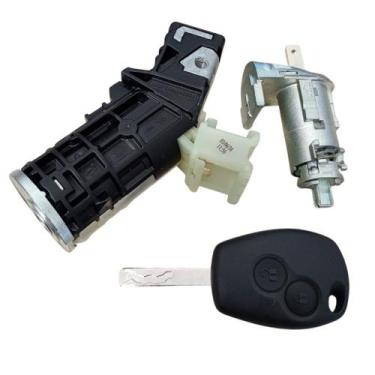 Imagem de Kit Renault Master Cilindro Ignição Cilindro Porta E Chave Completa Id