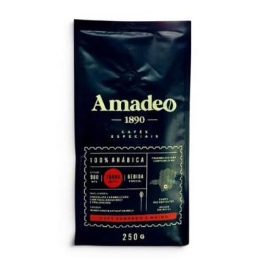Imagem de Café Especial Amadeo 250g Torrado Moído 100 Arábica 84 Pontos Torra Mé