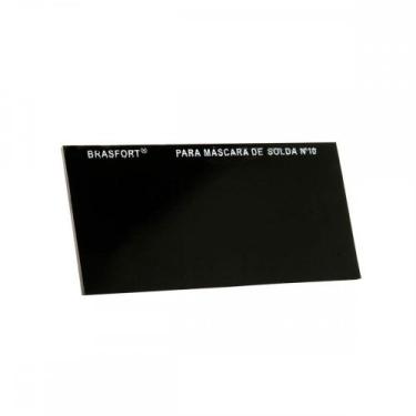 Imagem de Vidro Retangular Escuro Mascara Solda 10 8073 - Kit C/25 - Brasfort