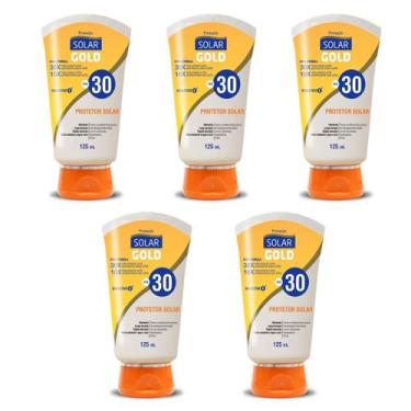 Imagem de Kit 5un Protetor Solar Corporal FPS 30 Proteção Diária 125ml Solar Gol