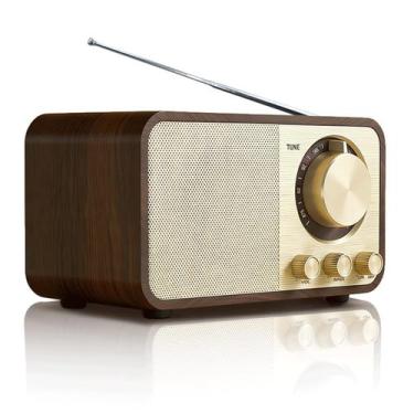 Imagem de Rádio Retrô AM/FM HomeBryllic com 32GB