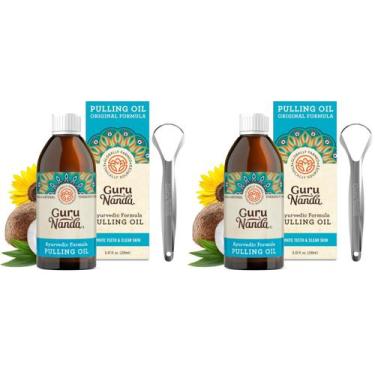 Imagem de Enxaguante Bucal GuruNanda Original Oil Pulling 250ml Pacote com 2