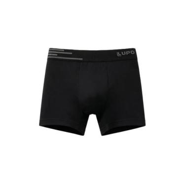 Imagem de Cueca Boxer Infantil Lupo 00132-002 Microfibra T. P/GG, M, 9980, Preto