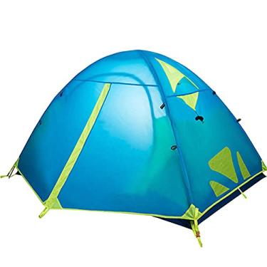 Imagem de GQYYS Barraca ultraleve, à prova d'água, compacta, para 2 pessoas, fácil configuração, portátil, leve, ciclismo, caminhada, acampamento, 3 estações, com bolsa de armazenamento