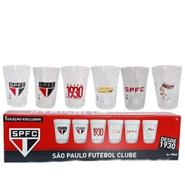 Imagem de Allmix - Copo Americano 190Ml Luva C/6 Time Sao Paulo Allmix 2916036