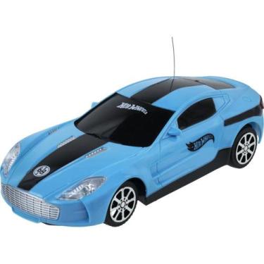 Carrinho Controle Remoto Hot Wheels Shockwave Azul - Candide