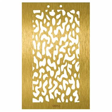 Imagem de Stencil para aerógrafo em Inox e latão - Onça Pintada