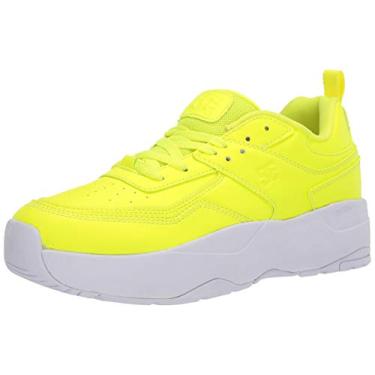 Imagem de DC Tênis de skate feminino E.tribeka Platform Tx Se, Amarelo, 8 B M US