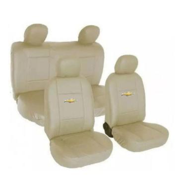 Imagem de kit de capa para banco automotivo em 100%couro para corsa hatch 2010