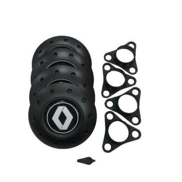 Imagem de Jogo De Calotas De Centro Miollo Para Renault Kwid Aro 14