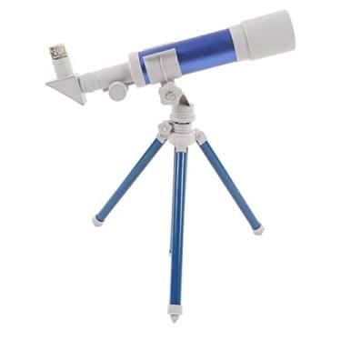 Imagem de Telescópio astronômico infantil, telescópio astronômico portátil com tripé, ampliações 20X 30X 40X, telescópio refrator para adultos iniciantes, fácil montagem, ampla aplicação