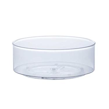 Imagem de Paramount Plásticos Organizador Redondo Giratório, Transparente, 22,8x8