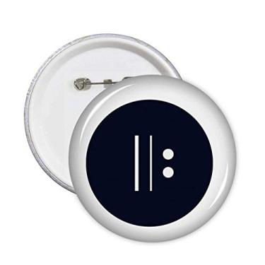 Imagem de Decoração de roupas redondas com assinatura White Repetition preta, 5 peças