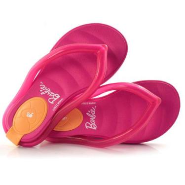 Imagem de Chinelo Infantil Barbie Air Gloss Rosa 22835 - Grendene