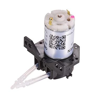 Imagem de LUGU DC 12V bomba de dosagem de bomba peristáltica bomba de água líquida Peristaltic Tube Head Função de autoescorvante pa la tório de aquário Aditivos de dosagem de análise química,