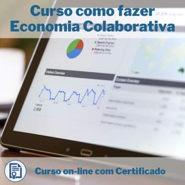 Imagem de Curso Online em videoaula de como fazer Economia Colaborativa com Certificado + 2 brindes