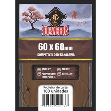 Imagem de Sleeve Customizado - Kanagawa, Bucaneiros Jogos, Transparente (60x60)