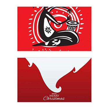 Imagem de Pandeiro Mexicano Dance Celebrate Mexico Holiday Holiday Merry Christmas Cartões de parabéns Mensagem de Natal