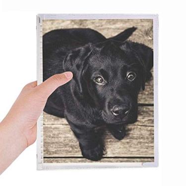 Imagem de Caderno de folhas soltas com estampa de animal preto para cachorro