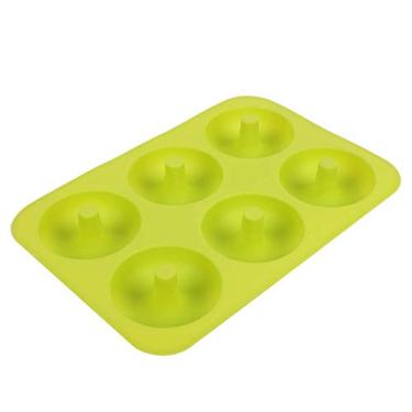 Imagem de Venda Louca Molde de silicone para donut da , molde de rosca de silicone, molde de chocolate resistente ao desgaste, mousse durável e ecológico (verde)